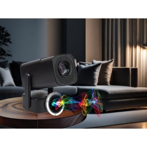 Blow Portable Projector Androidtv Hd Cinema Sound + Black Case - (79-704#)