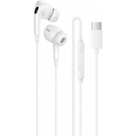 Borofone Handsfree USB-C BM100 Pro Fuente, White