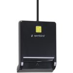 Gembird Usb Proffessional Smart Card Reader Black - (FD2-SCR)
