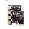 Powertech ����� ��������� Pcie �� 4x Usb 2.0 480Mbps, Asix MCS9990 - (ST622)