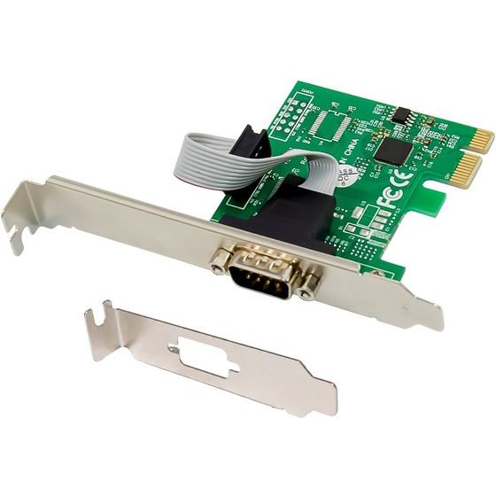 Powertech ����� ��������� Pcie �� Serial 115.2Kbps, Asix AX99100 - (ST328)