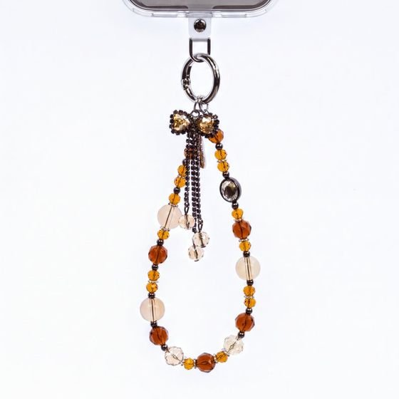 Crong Phone Charm - Lanyard Phone Pendant (Gold Bow) - (CRGPHCH24)