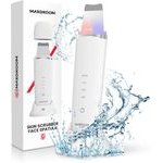 MAXGROOM Ultrasonic Cavitation Peeling Device With Led Light Therapy - White - (M-169)