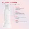 MAXGROOM Ultrasonic Cavitation Peeling Device With Led Light Therapy - White - (M-169)