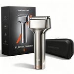 MAXGROOM WF-2037D Foil Electric Shaver IPX7 - Silver - (M-12037)