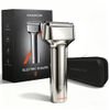 MAXGROOM WF-2037D Foil Electric Shaver IPX7 - Silver - (M-12037)