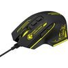 Wozinsky Wired Optical Gaming Mouse 7200 Dpi With Backlight - Black And Yellow 5907769387920 - (WMGK-1181W)