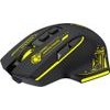 Wozinsky Wireless Optical Gaming Mouse 3200 Dpi With Built-In Battery And Backlight - Black And Yellow 5907769387913 - (WMGB-1181)