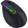 Wozinsky Wireless Vertical Ergonomic Gaming Mouse 3600 Dpi With Rgb Backlight - Black 5907769388231 - (WMG-1164)
