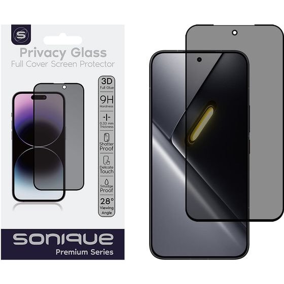 Sonique Privacy Glass Premium Series Hd Full Cover 9H Xiaomi Poco X8 Pro Max 5G �����