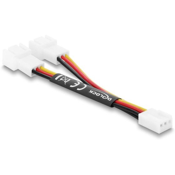 DeLock ������� 1x 3pIn �� 2x 3pIn ��� �����������, 10cm - (91429)