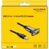 DeLock ������� Usb �� RS-232 921.6Kbps, 3m, ����� - (66922)