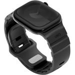 UNIQ Strap Alton For Apple Watch 42/41/40mm Silicone Black - (UNIQ-42MM-ALTONMBLK)