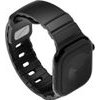 UNIQ Strap Alton For Apple Watch 42/41/40mm Silicone Black - (UNIQ-42MM-ALTONMBLK)
