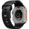 UNIQ Strap Alton For Apple Watch 49/46/45/44mm Silicone Black - (UNIQ-49MM-ALTONMBLK)