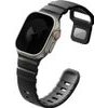 UNIQ Strap Alton For Apple Watch 49/46/45/44mm Silicone Black - (UNIQ-49MM-ALTONMBLK)
