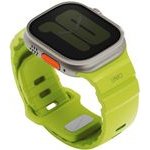 UNIQ Strap Alton For Apple Watch 49/46/45/44mm Silicone Lime - (UNIQ-49MM-ALTONLGRN)