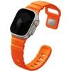 UNIQ Strap Alton For Apple Watch 49/46/45/44mm Silicone Orange - (UNIQ-49MM-ALTONFORG)