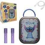 Lexibook Wireless Speaker With Microphone: Stitch Bluetooth Karaoke With 2 Wireless Microphones (25.BTC030D)