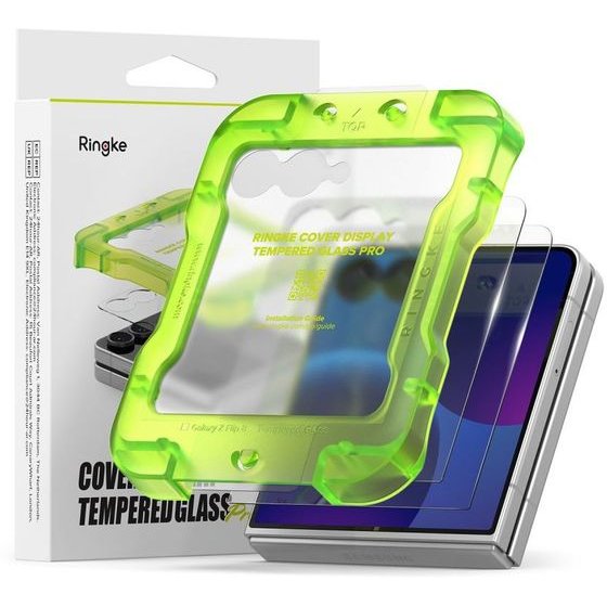 Ringke Szklo Hartowane Cover Display Pro 2-Pack Galaxy Z Flip 8 CLEAR