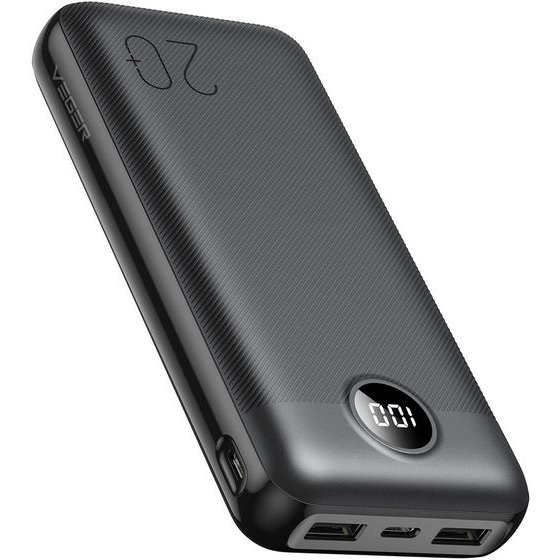Veger Powerbank L20S (VP2039PD / W2039PD) Pd QC3.0 2A 20000 Mah black