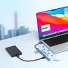 Gembird 7-Port Usb Hub (1X Usb 3.2 + 6X Usb 2.0) USB-A + USB-C Silver - (UHB-ACM-U3P1U2P6-01)