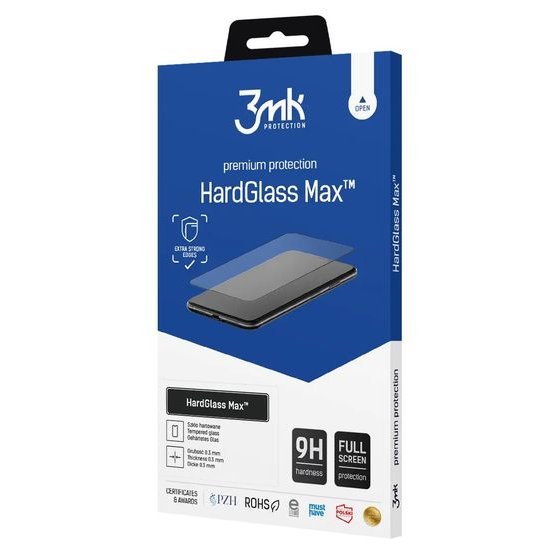 3MK Protection Apple Iphone Fold - 3MK Hardglass Max Black - (W-3HGMxB-Aipf121)