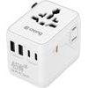 Crong One World Travel Adapter - Universal Gan Travel Adapter 45W UK/EU/US/Au (White) - (CRGTAGN45WHI)