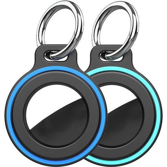 Hurtel Airtag Case With Spring buckle, Set Of 2 - Black 5907769394379 - (WAT-86)