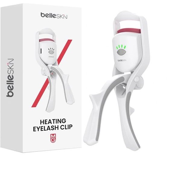 MAXGROOM Belleskin By Heated Eyelash Curler - White - (BM2310)