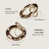 Burga Magnetic Ring Holder, Gold - Celestial - (UN_07MR_MAGNETIC_RING_GOLD)