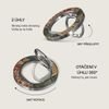 Burga Magnetic Ring Holder, Silver - Oath - (RM_12MR_MAGNETIC_RING_SILVER)