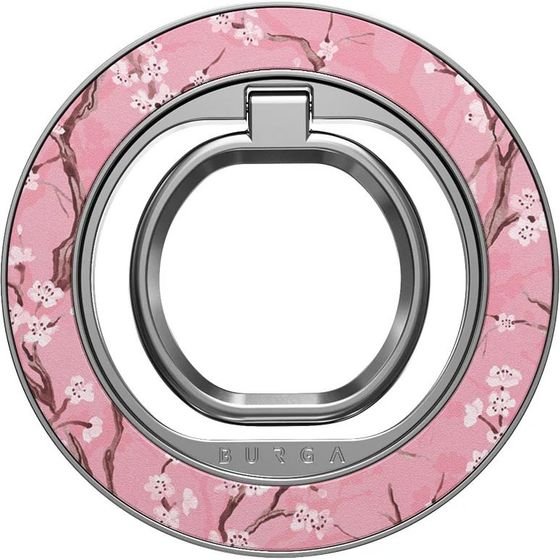 Burga Magnetic Ring Holder, Silver - Sakura - (SR_01MR_MAGNETIC_RING_SILVER)