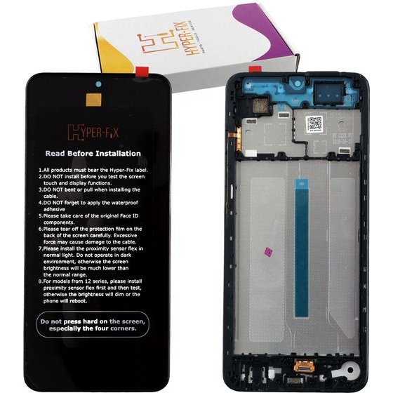 HYPER-Fix Xiaomi Redmi A5 4G ����� Ips + Touch Screen + Lens + Frame Short Flex 171.7mm Black Service Pack - (HF-56000100C3Z00)