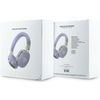 Guess Pu Grained Triangle Gold Metal Logo Enc Wireless Headphone Purple - (GUBHP72PGTCSU)