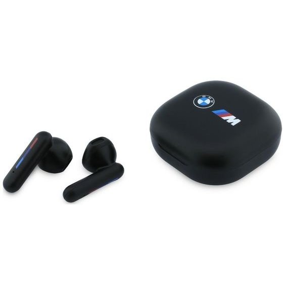 BMW Ear-Phones Bluetooth Tws Printed Logo Enc Black - (BMBEMIATP18LOK)