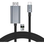 Tech-Protect Ultraboost Cable USB-C To Hdmi 2.1 8K 60HZ 200CM Iron GREY