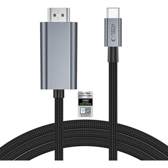 Tech-Protect Ultraboost Cable USB-C To Hdmi 2.1 8K 60HZ 200CM Iron GREY