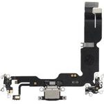 Charging Flex Usb For Iphone 15 Plus Black (pulled) OEM