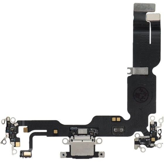 Charging Flex Usb For Iphone 15 Plus Black (pulled) OEM