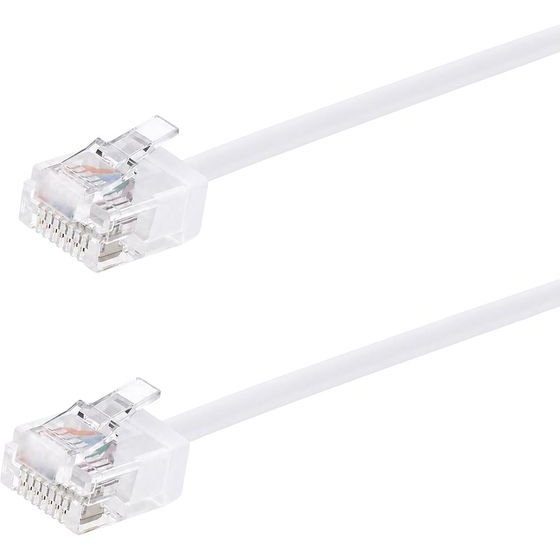 Powertech ������� ������� Cat 6A U/UTP, Ultra slim, copper, 500MHz, 1.5m, ����� - (CAB-N471)