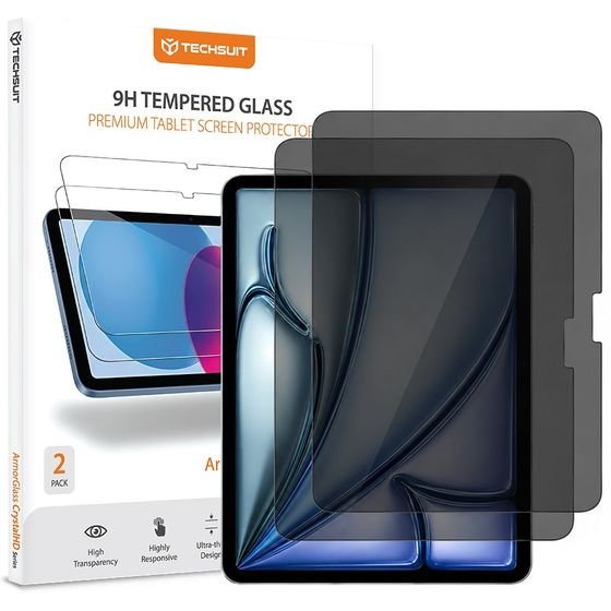 Techsuit - Armorglass Crystalhd (2 pack) - Ipad Air 11 (2024) / Air 11 (2025) / Air 11 (2026) - Privacy