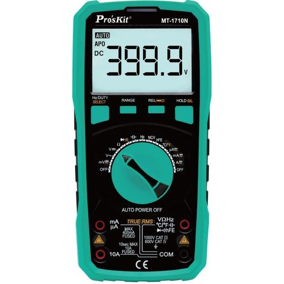 PROSKIT ������� ��������� ������� AC/DC, True RMS, Ncv - (MT-1710N)