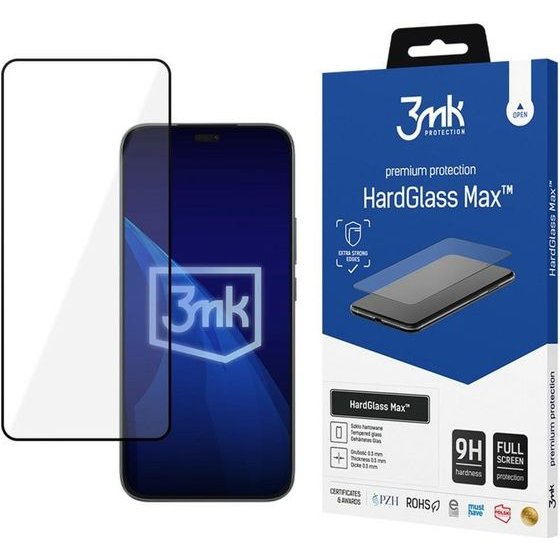3MK Hardglass Max Tempered Glass For Honor 400 Lite Black