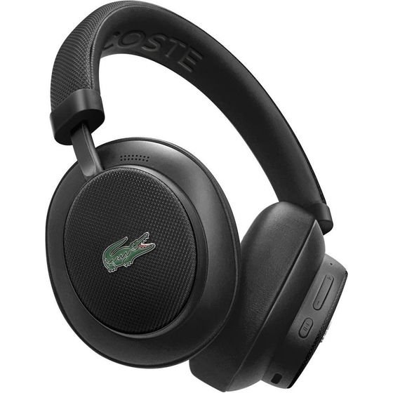 LACOSTE Over-Ear Headphones Petit Pique LH04 Bluetooth Black - (LCWHPH083PLAK)