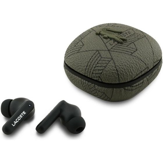LACOSTE Tws ear-Phones Monogram The Blend Bluetooth Enc Anc Green - (LCTWSTP103PBSB)