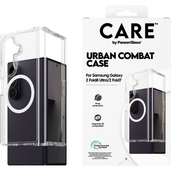 PanzerGlass Etui Care By Flagship Urban Combat Do Samsung Galaxy Z Fold8 Ultra / Z Fold7 Przezroczysty - (CR34717)