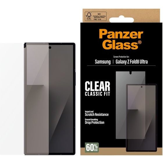 PanzerGlass Szklo Hartowane Sub-Screen Classic Fit Do Samsung Galaxy Fold8 Ultra - (PG43827)