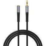 Orico AXF-30 Mini Jack 3.5mm Male To Female Audio Cable 3m - Black -AXF-30-BK-Bp - (ORICO-AXF-30-BK-BP)