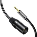 Orico Axkf Mini Jack 3.5 Mm To Xlr Female Audio Cable 5 m - Black -AXKF-50-BK-Bp - (ORICO-AXKF-50-BK-BP)